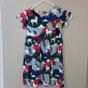 NWOT Colorful Unicorn Kids Dress Size 7-8